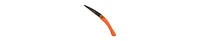 Bahco Folding Outdoor Garden X17 Pruning Metal Hand Saw, Orange, 15.5"