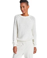 Boss Orange Women's Fino Cotton Raglan-Sleeve Sweater