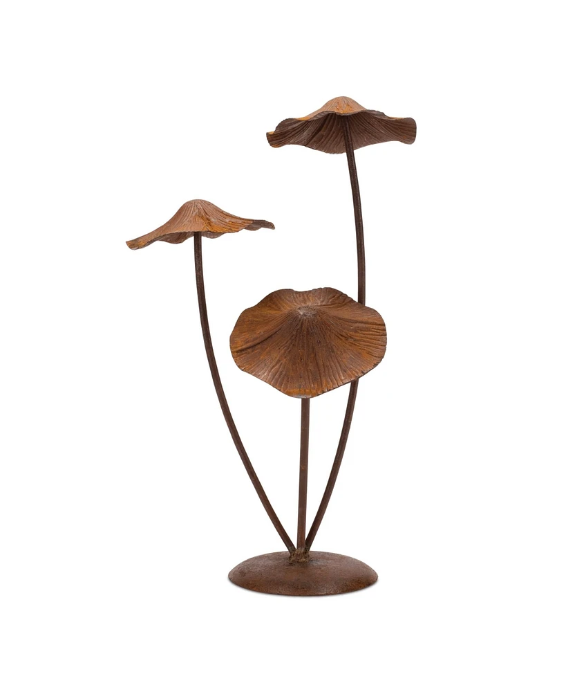 Slickblue Mushroom Decor 18"H Iron