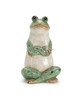 Slickblue Set of 2 Frog Figurines – Charming Decor for Garden and Home