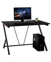 Skonyon Home Office Modern Ergonomic Study Computer Desk for Small Space