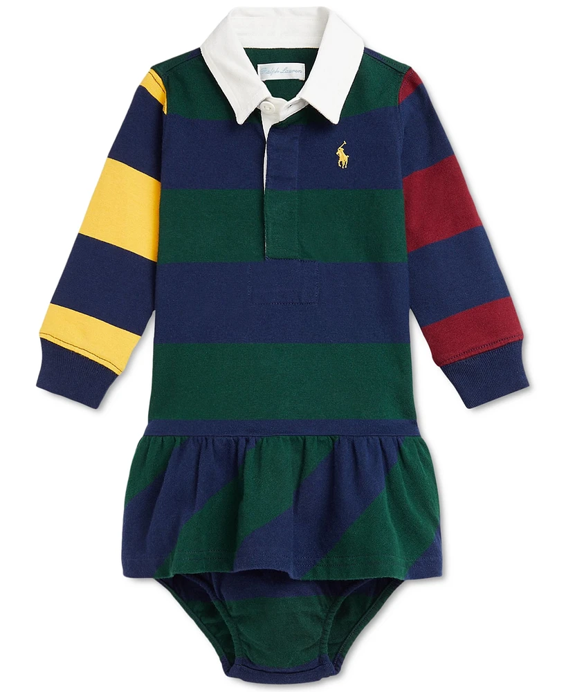 Polo Ralph Lauren Baby Cotton Jersey Rugby Dress