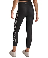 Dkny Sport Women's High-Rise Logo Graphic 7/8 Leggings