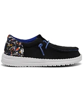 Hey Dude Toddler Kids Wally Funk Splatter Casual Moccasin Sneakers from Finish Line