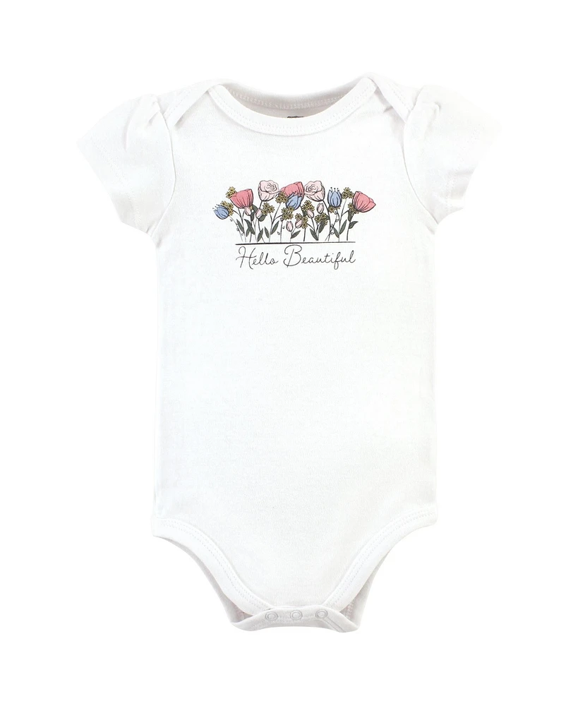 Hudson Baby Baby Girls Cotton Bodysuits