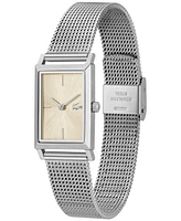 Lacoste Women's Catherine Silver Stainless Steel Mesh Bracelet Watch 20.70mm