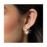 Sohi Women's Spider Stud Earrings