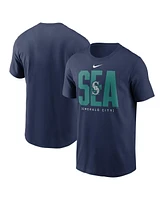 Nike Men's Navy Seattle Mariners Scoreboard T-Shirt