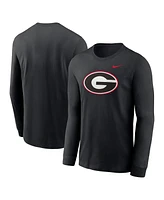 Nike Men's Georgia Bulldogs Primary Logo Long Sleeve T-Shirt