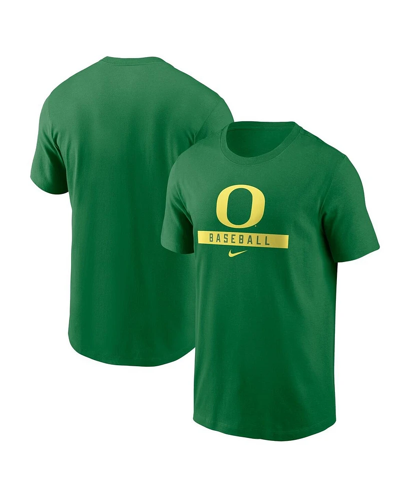 Nike Men's Green Oregon Ducks Baseball T-Shirt