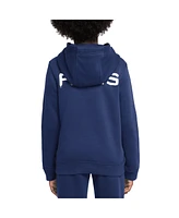 Nike Big Boys and Girls Navy Paris Saint-Germain Club Pullover Hoodie