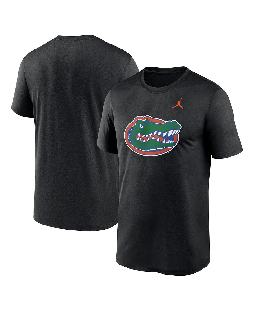 Jordan Men's Black Florida Gators Primetime Legend Logo T-Shirt