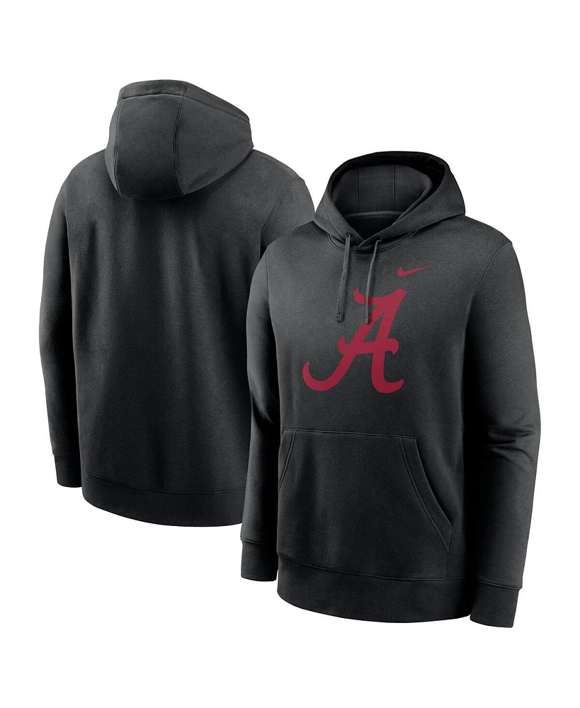 Nike Men's Crimson Alabama Tide Primetime Evergreen Club Fleece Pullover Hoodie