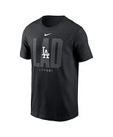 Nike Men's Black Los Angeles Dodgers Fashion Local T-Shirt