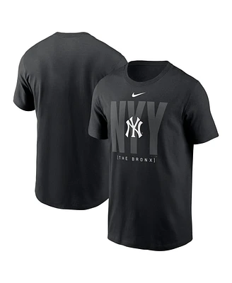 Nike Men's Black New York Yankees Fashion Local T-Shirt