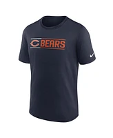 Nike Men's Navy Chicago Bears Exceed Performance T-Shirt