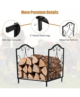 Givimo Heavy-Duty Steel Firewood Log Rack