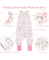 Bublo Baby Toddler Feet Sleep Sack, Wearable Blanket, Two-Way Zipper, 1 Pack Set