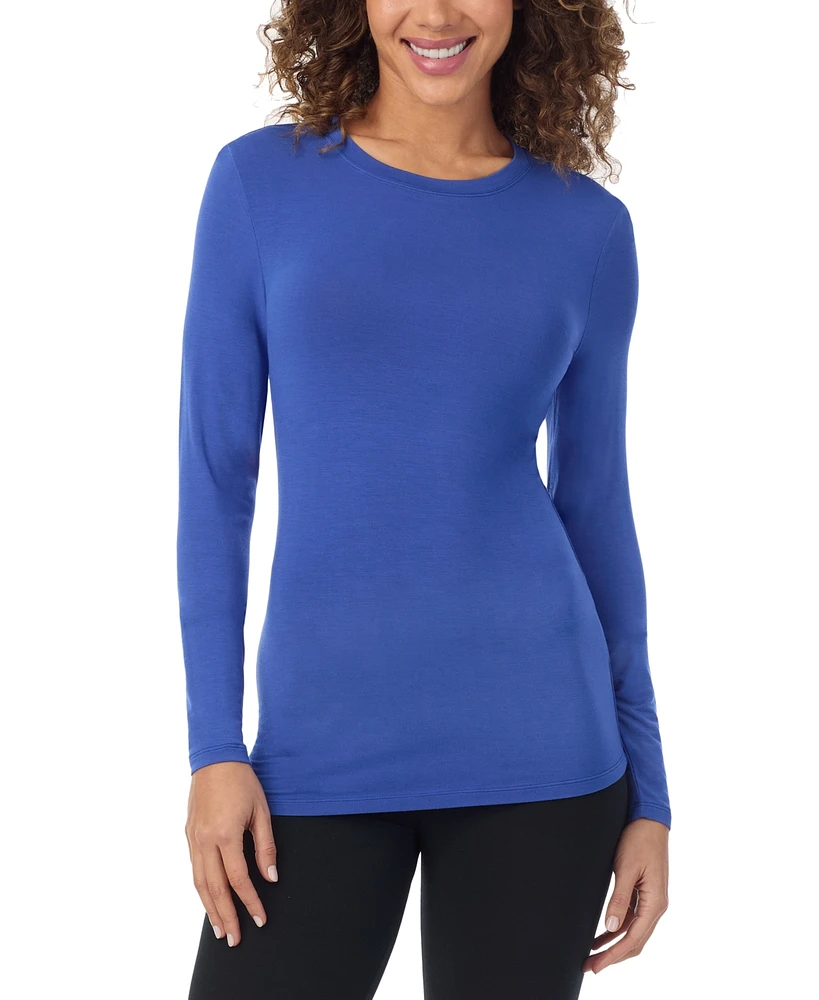 Cuddl Duds Softwear Long-Sleeve Crewneck Top