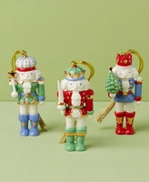 Lenox Christmas Nutcracker Ornaments, Set of 3