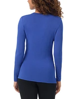 Cuddl Duds Softwear Long-Sleeve Crewneck Top