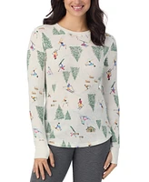 Cuddl Duds Cozy Stretch Thermal Crewneck Top