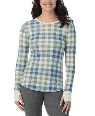 Cuddl Duds Cozy Stretch Thermal Crewneck Top