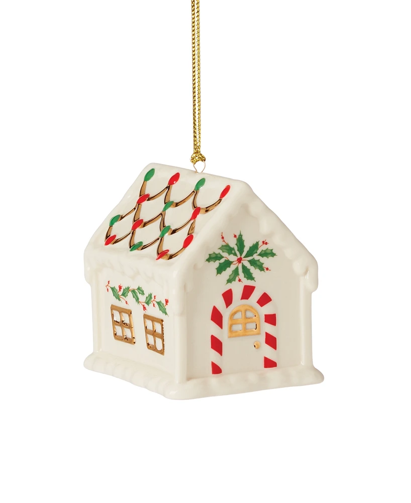 Lenox Holiday Accent Gingerbread House Ornament