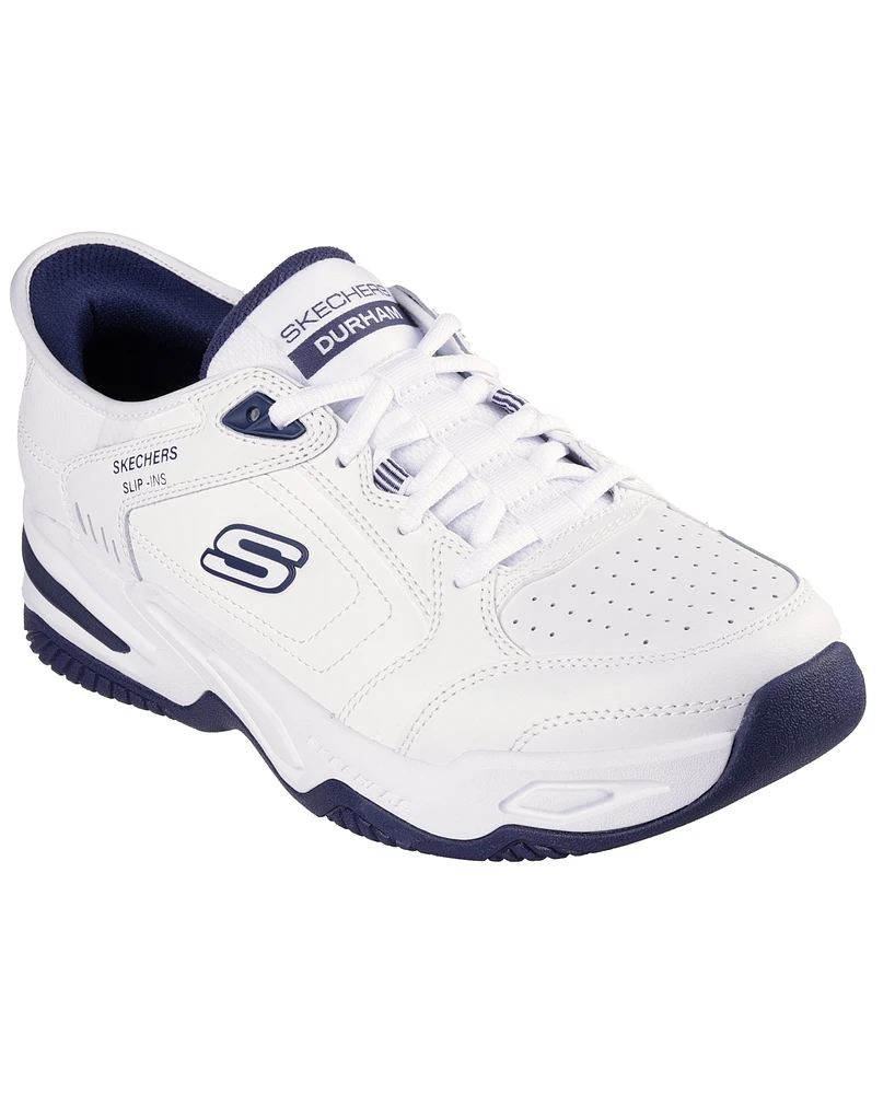 Skechers Men's Slip-ins Relaxed Fit: Durham - Delvor Slip-On Wide-Width Walking Sneakers from Finish Line