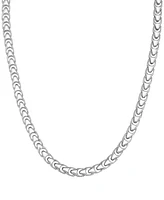 Bulova Marc Anthony Men's Polished Link 22" Chain Necklace in Sterling Silver