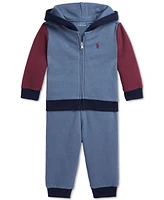 Polo Ralph Lauren Baby Colorblocked Fleece Hoodie & Pants Set