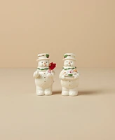 Lenox Snowman Salt & Pepper Shaker Set