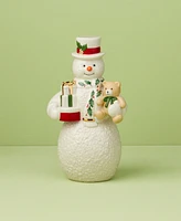 Lenox 2024 Snowman with Bear Figurine