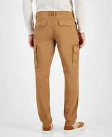 Sun + Stone Men's Garment-dyed Straight-Fit Morrison Tapered Cargo Pants, Created for Macy's