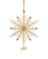 Lenox 2024 Annual Gemmed Snowflake Ornament