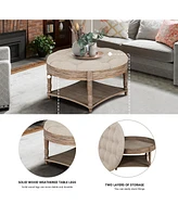 Round Tufted Ottoman: Style, Storage, Comfort