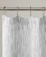 Calvin Klein Speckled Waffle Shower Curtain, 70" X 72"