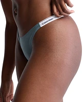 Calvin Klein Women's Modern Logo Dipped String Thong Underwear QD5157