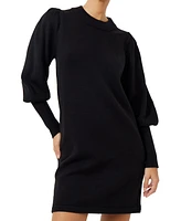 French Connection Women's Babysoft Balloon-Sleeve Jumper Dress