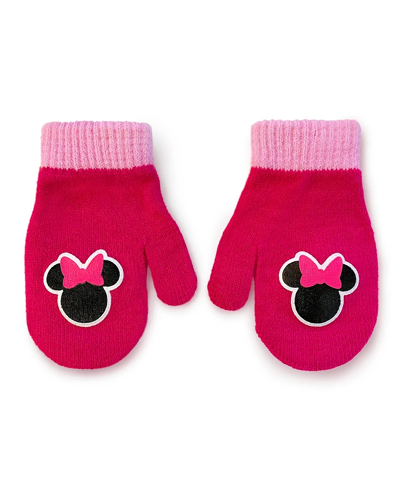 Minnie Mouse Hat And Mitten Set