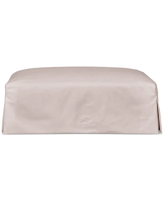 Brenalee 46" Performance Fabric Slipcover Ottoman
