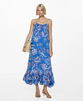 Mango Women's Printed Long Dress