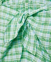 Mango Women's Check Bow Dress