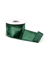 Slickblue Set of 2 Wired Polyester Ribbons – Versatile for Crafting and Home Decor