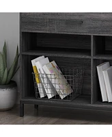 Simplie Fun Contemporary Cube Bookcase With Storage