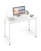 Skonyon 40 Inch Small Computer Desk with Heavy-duty Metal Frame