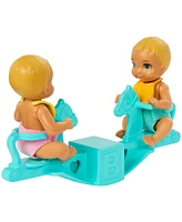 Barbie Skipper Babysitter Doll with Twin Nursery Playset Accessories