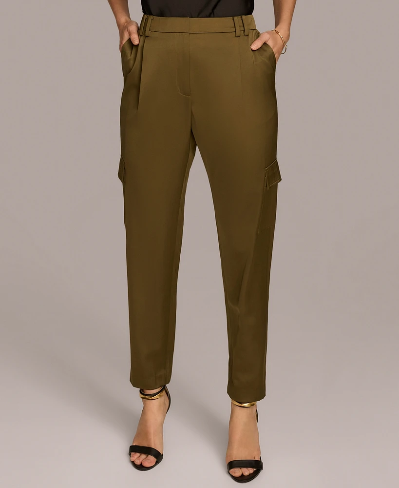 Donna Karan New York Women's Satin Cargo Pants