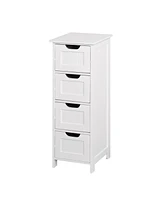 Streamdale Furniture Bathroom Storage Cabinet, Freestanding Cabinet With Drawers