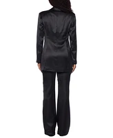 Alex & Sophia Juniors' Long-Sleeve Satin Blazer